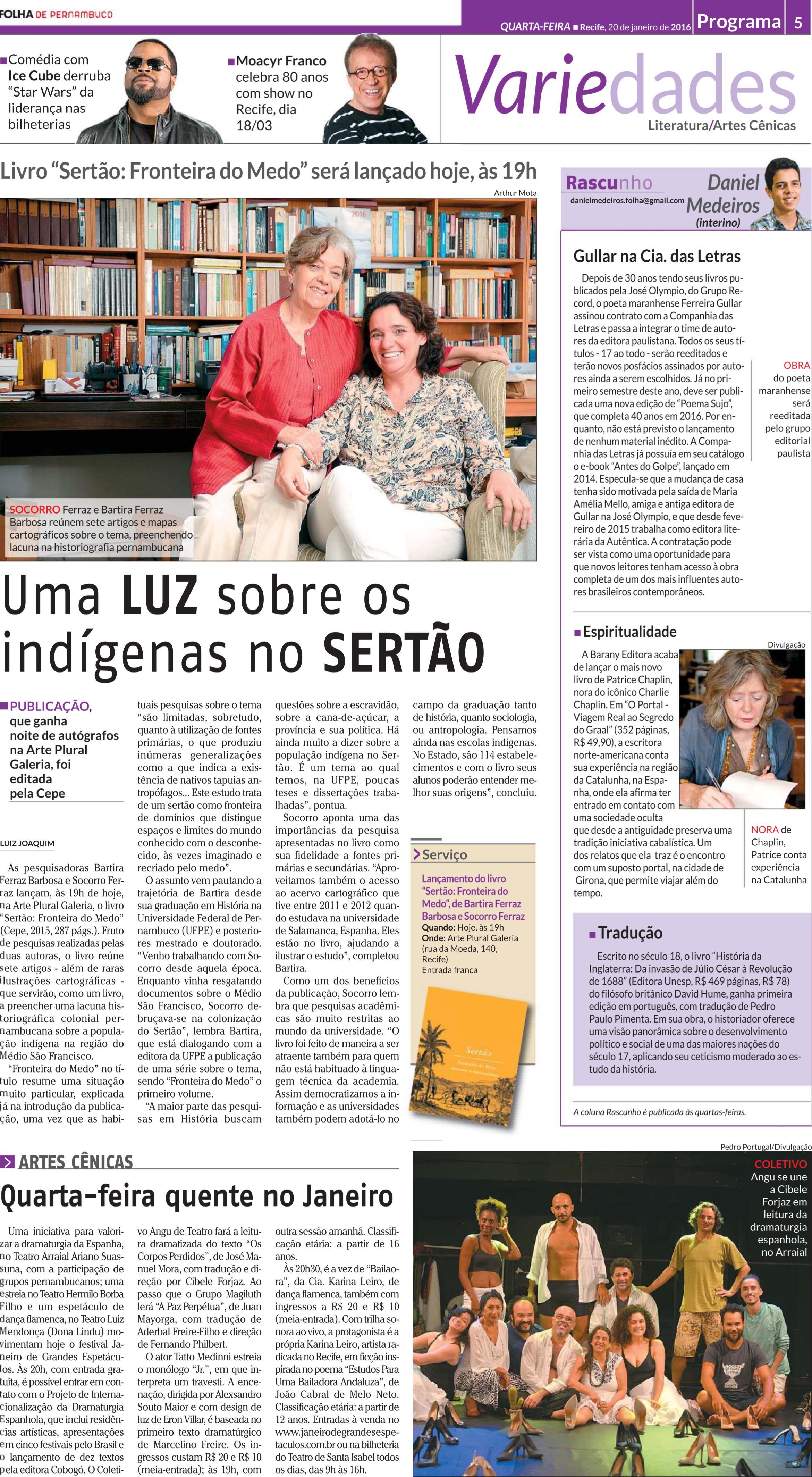 Folha de Pernambuco 20/01/16