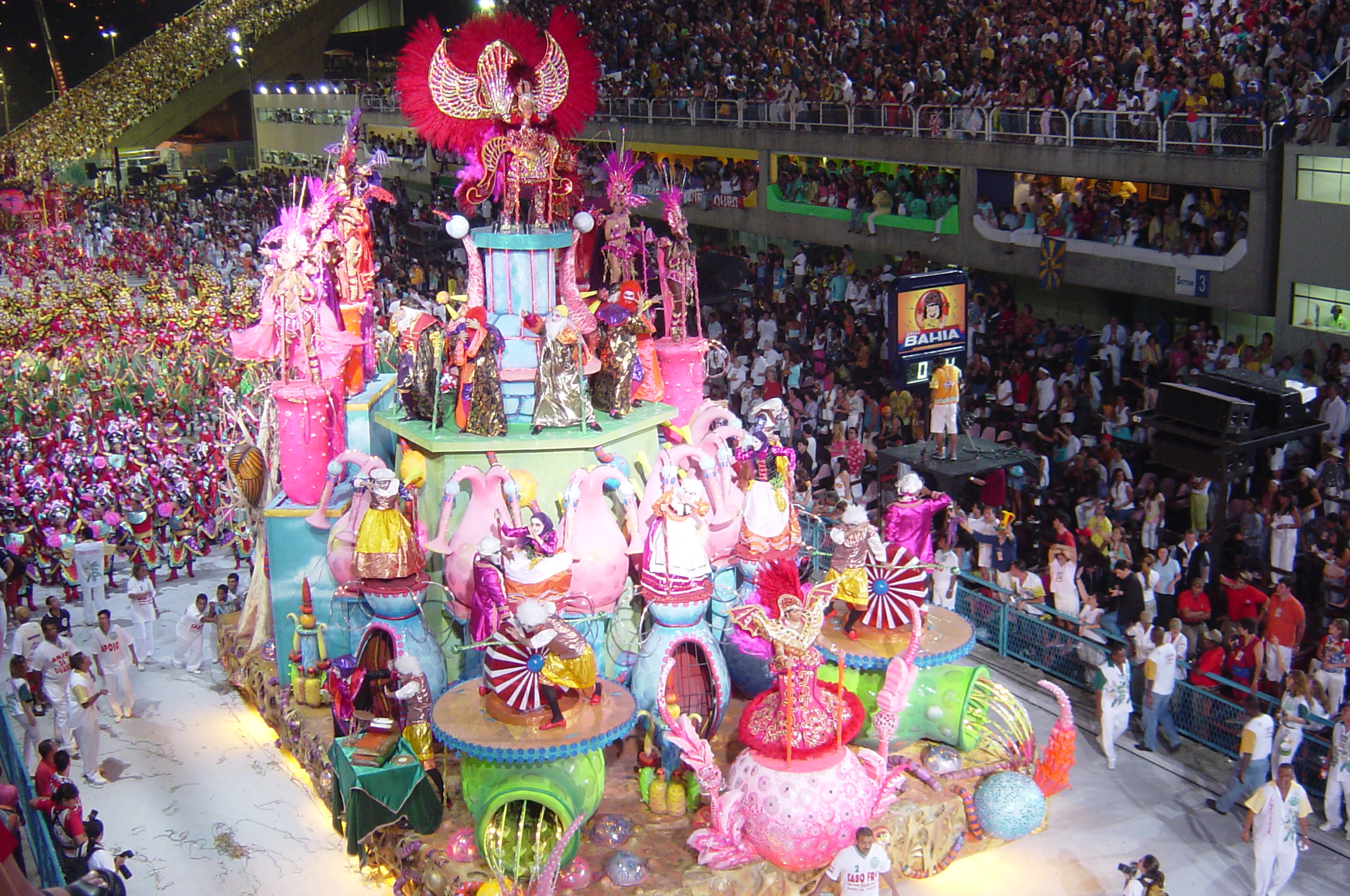 Desfile de Carnaval em São Paulo 2004